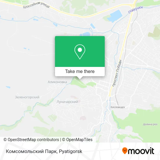 Комсомольский Парк map