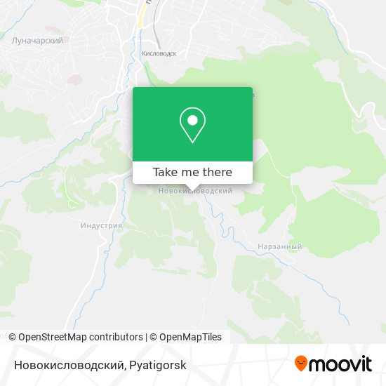 Новокисловодский map
