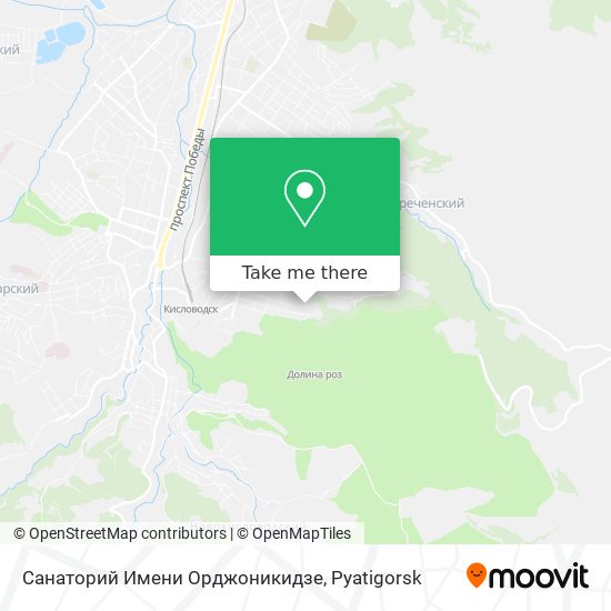 Санаторий Имени Орджоникидзе map