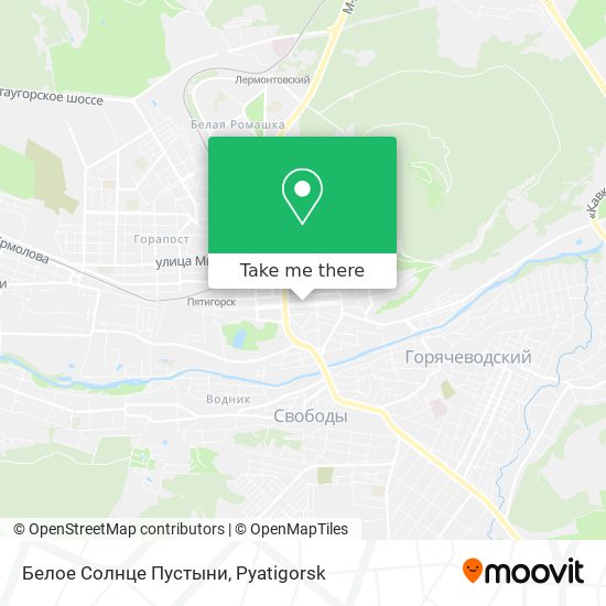 Белое Солнце Пустыни map