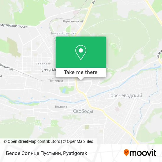 Белое Солнце Пустыни map