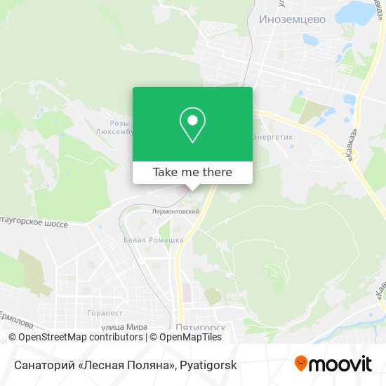 Санаторий «Лесная Поляна» map