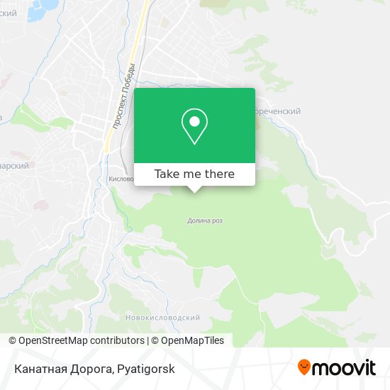 Канатная Дорога map