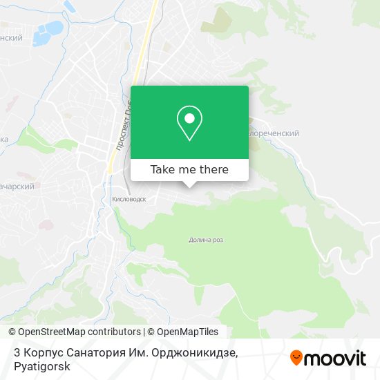 3 Корпус Санатория Им. Орджоникидзе map
