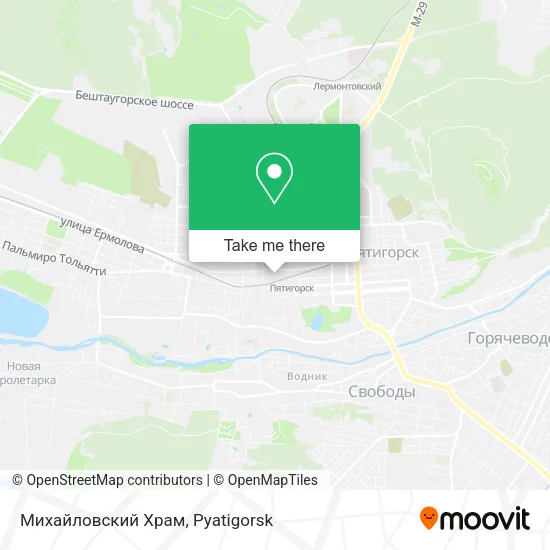 Михайловский Храм map