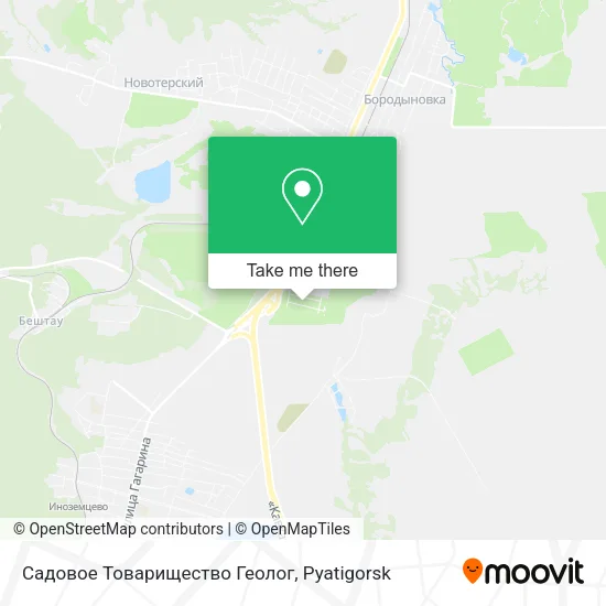Садовое Товарищество Геолог map