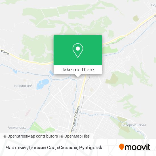 Частный Детский Сад «Сказка» map