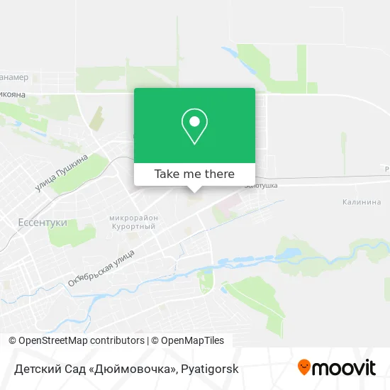 Детский Сад «Дюймовочка» map