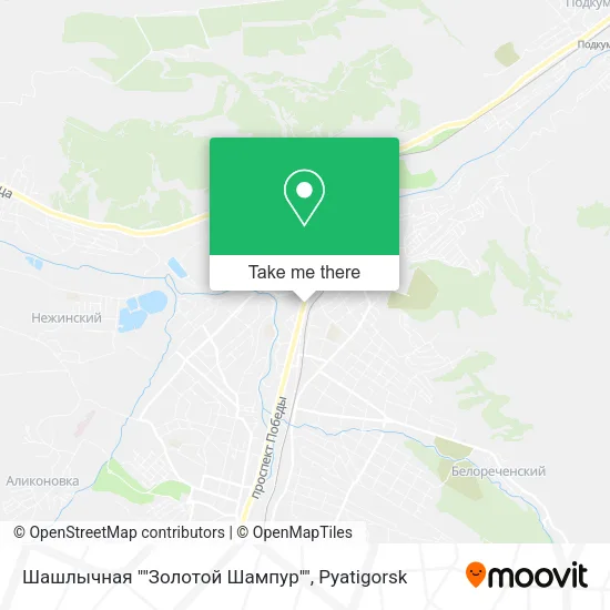 Шашлычная ""Золотой Шампур"" map