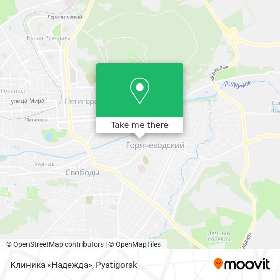 Клиника «Надежда» map