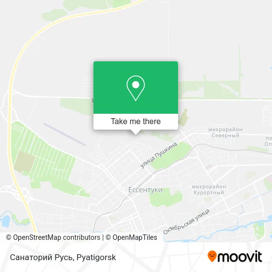 Санаторий Русь map