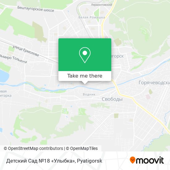 Детский Сад №18 «Улыбка» map