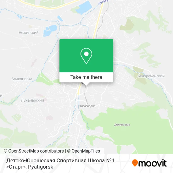 Детско-Юношеская Спортивная Школа №1 «Старт» map