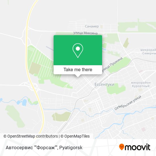 Автосервис ""Форсаж"" map