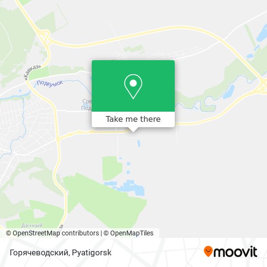 Горячеводский map