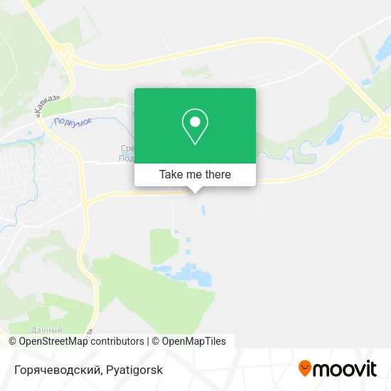 Горячеводский map