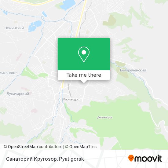 Санаторий Кругозор map