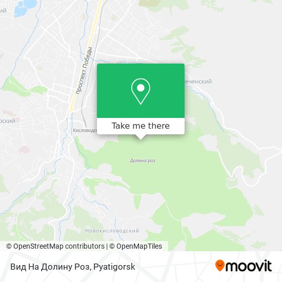 Вид На Долину Роз map