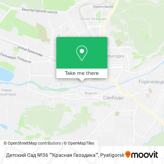 Детский Сад №36 ""Красная Гвоздика"" map