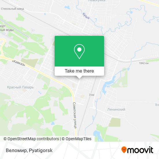 Веломир map