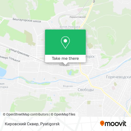 Кировский Сквер map