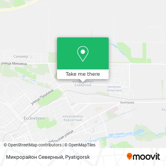 Микрорайон Северный map