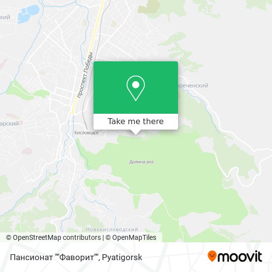 Пансионат ""Фаворит"" map