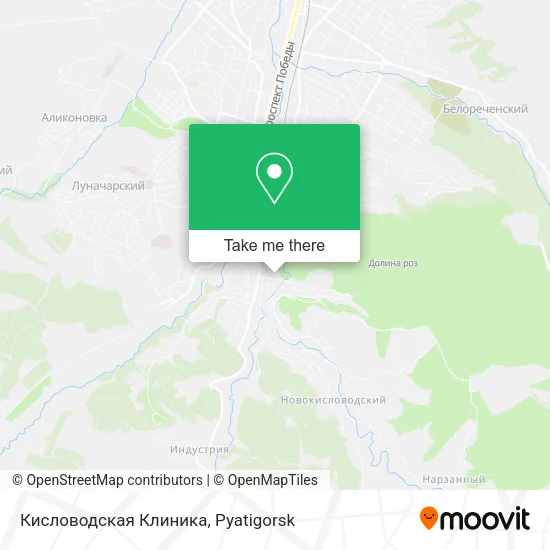 Кисловодская Клиника map