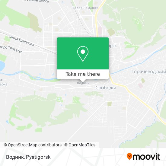 Водник map
