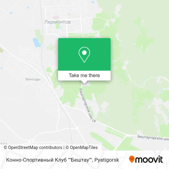 Конно-Спортивный Клуб ""Бештау"" map