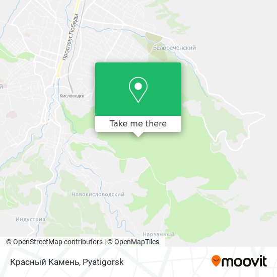 Красный Камень map
