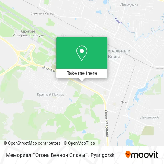 Мемориал ""Огонь Вечной Славы"" map