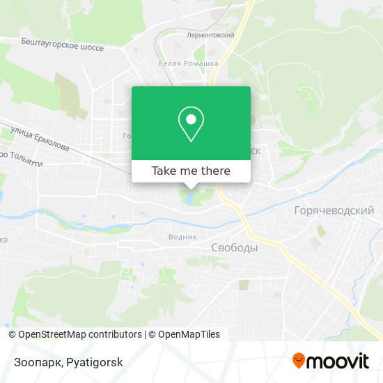 Зоопарк map