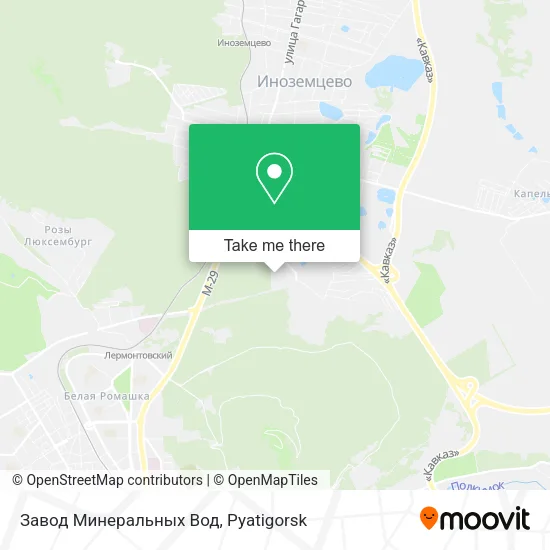 Завод Минеральных Вод map