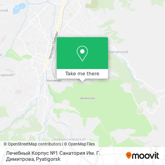 Лечебный Корпус №1 Санатория Им. Г. Димитрова map