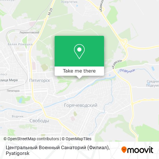 Центральный Военный Санаторий (Филиал) map