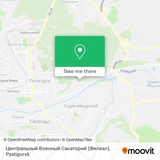 Центральный Военный Санаторий (Филиал) map