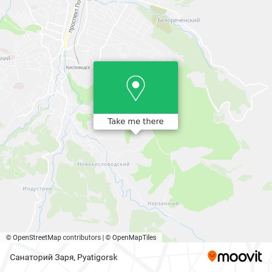 Санаторий Заря map