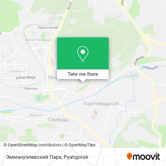 Эммануэлевский Парк map