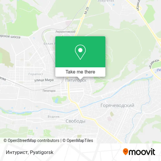 Интурист map