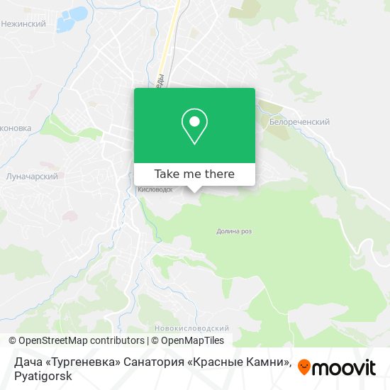 Дача «Тургеневка» Санатория «Красные Камни» map