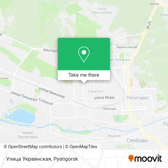 Улица Украинская map