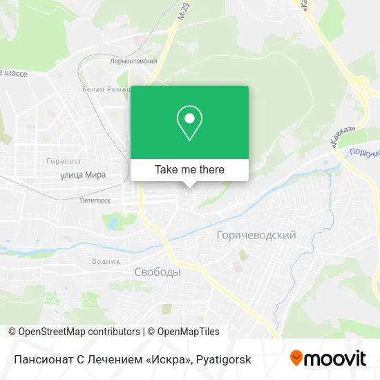 Пансионат С Лечением «Искра» map