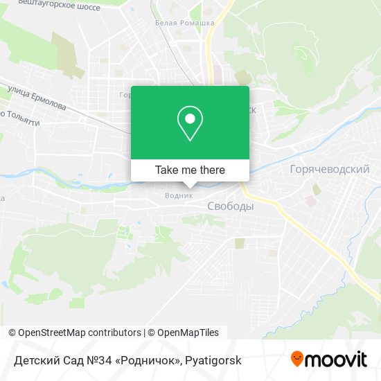 Детский Сад №34 «Родничок» map