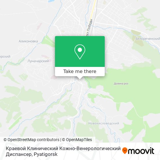 Краевой Клинический Кожно-Венерологический Диспансер map