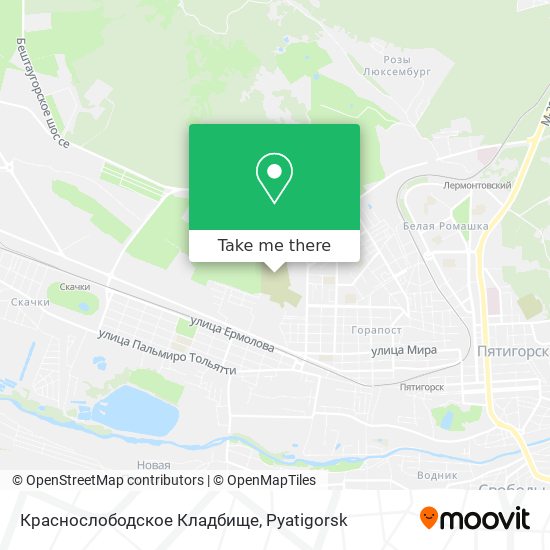 Краснослободское Кладбище map