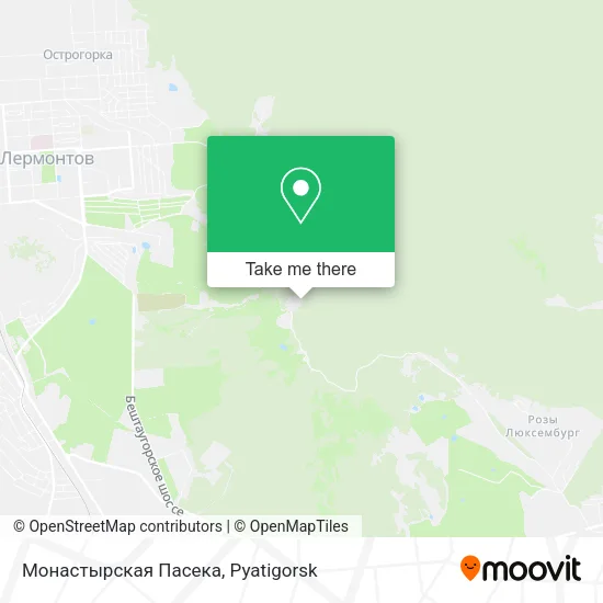 Монастырская Пасека map