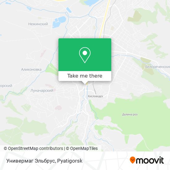 Универмаг Эльбрус map