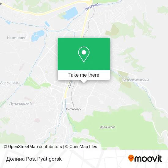 Долина Роз map