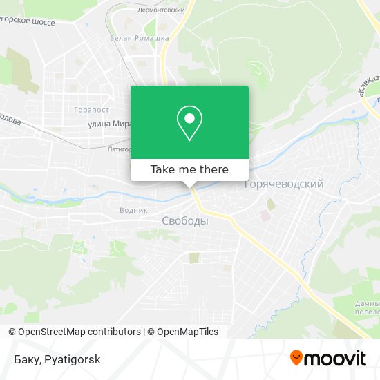 Баку map
